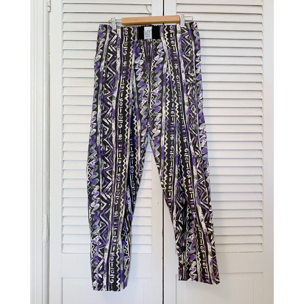 Vintage Unisex Hi Intensity Velcro Waist Party Pants, size S-L